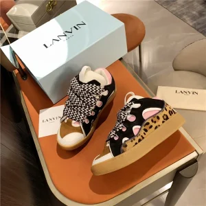 Lanvin Leather Curb Sneakers – LV062