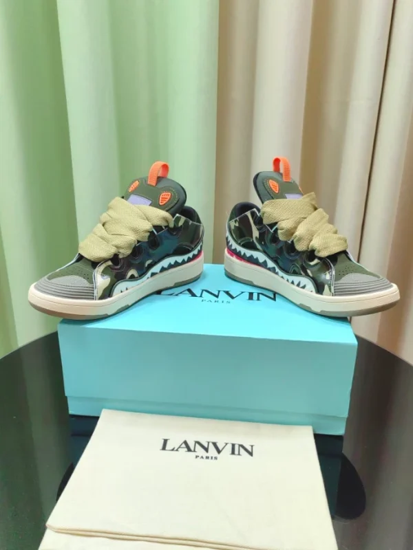 Lanvin Leather Curb Sneakers – LV063