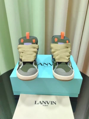 Lanvin Leather Curb Sneakers – LV063