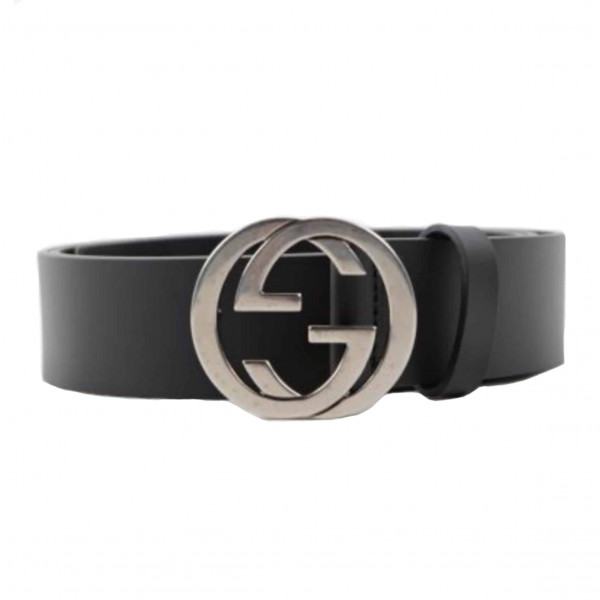 GUCCI INTERLOCKING-G LEATHER BELT