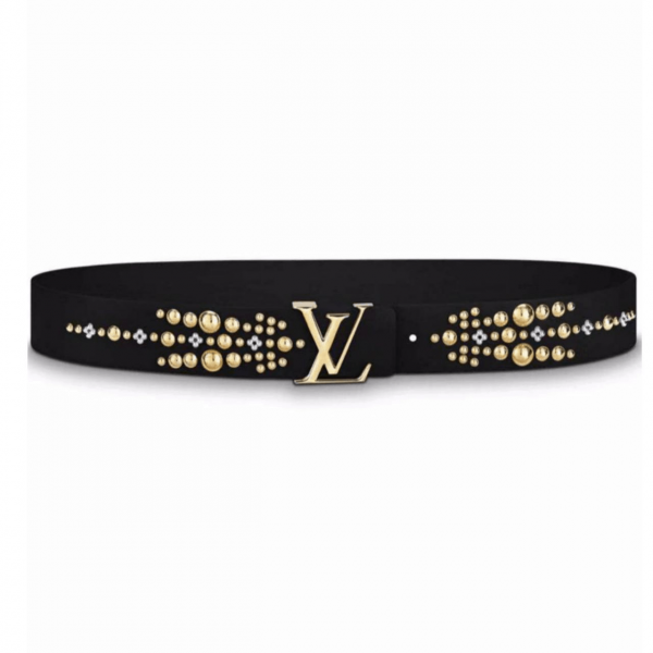 LOUIS VUITTON CALF LEATHER LV ICONIC 35MM BELT - B122