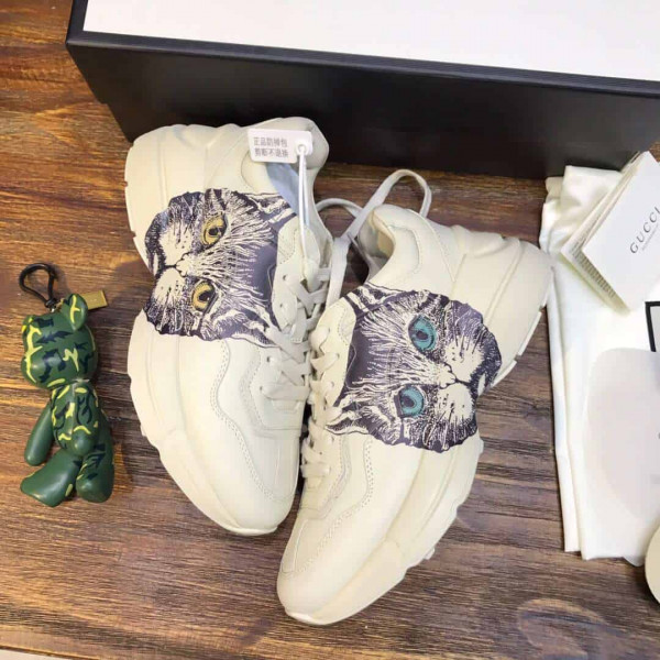 GUCCI RHYTON SNEAKER WITH MYSTIC CAT