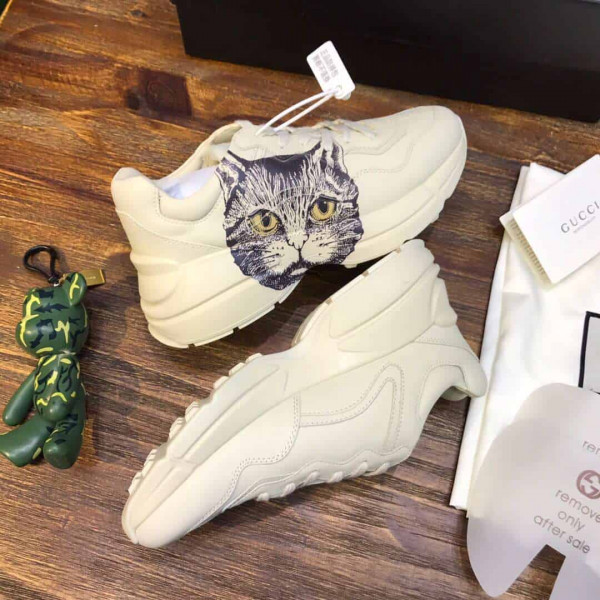 GUCCI RHYTON SNEAKER WITH MYSTIC CAT