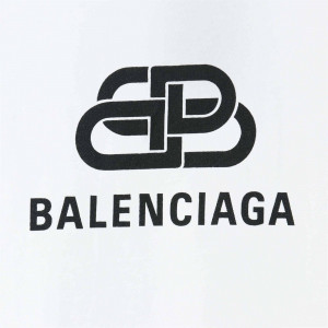 Balenciaga Metallic Printed Cotton Jersey T-Shirt - BBS014