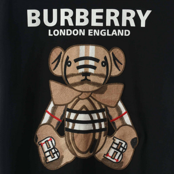 Burberry Teddy Bear Embroidered Logo T-shirt - BBRS14