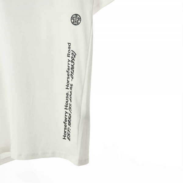 Burberry White Carrick Coordinate T-Shirt - BBRS09