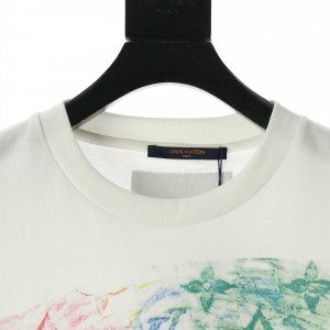 Louis Vuitton Front Printed Pastel Monogram T-Shirt - Lsvt06