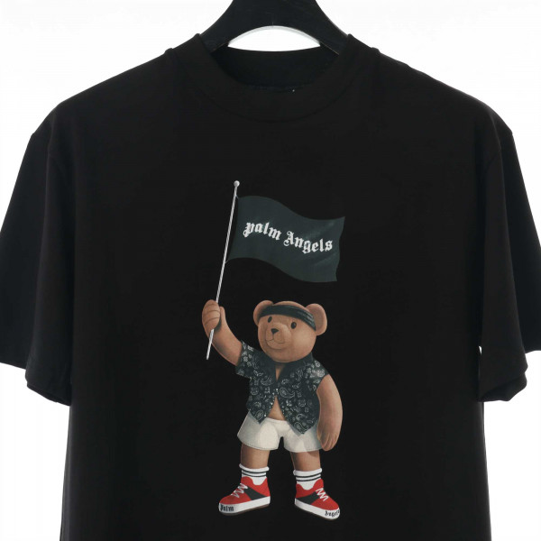 PA Black T-Shirt With Print - PA24