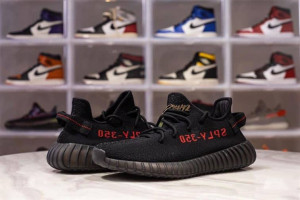 ADIDAS YEEZY BOOST 350 V2 BLACK RED - AD20