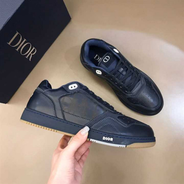 DIOR WORLD TOUR B27 LOW-TOP SNEAKER NAVY BLUE - CD73