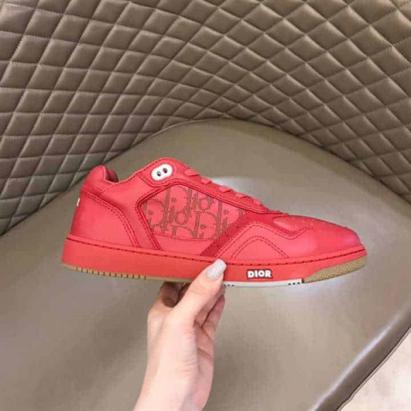 DIOR WORLD TOUR B27 LOW-TOP SNEAKER RED - CDO74