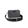 LOUIS VUITTON ALPHA WEARABLE WALLET DAMIER GRAPHITE CANVAS N60418