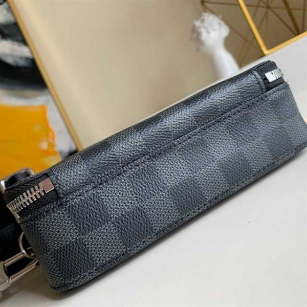 LOUIS VUITTON ALPHA WEARABLE WALLET DAMIER GRAPHITE CANVAS N60418