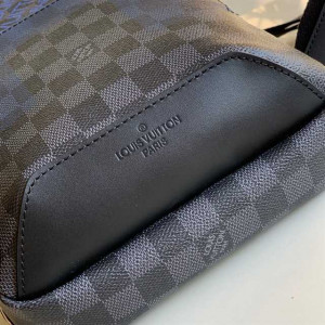 LOUIS VUITTON AVENUE SLING BAG BLUE DAMIER GRAPHITE GIANT CANVAS N40404