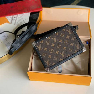 LOUIS VUITTON CLUTCH BOX MONOGRAM ECLIPSE CANVAS M20252