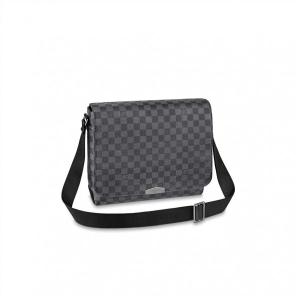 LOUIS VUITTON DISTRICT MM DAMIER GRAPHITE CANVAS N40350