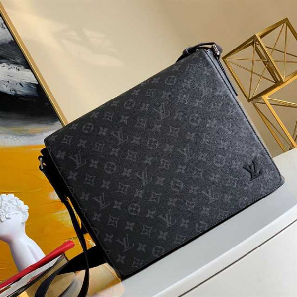 LOUIS VUITTON DISTRICT MM MONOGRAM ECLIPSE CANVAS M44001