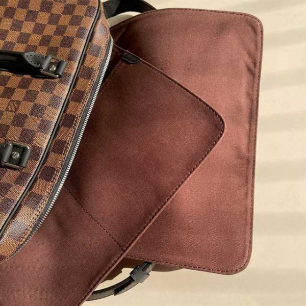 LOUIS VUITTON PORTE-DOCUMENTS VOYAGE PM MONOGRAM MACASSAR CANVAS N41466