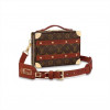 M45785 LOUIS VUITTON X NBA HANDLE TRUNK MONOGRAM COATED CANVAS TEXTILE LINING IN BROWN