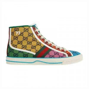 Men's Gucci Tennis 1977 GG Multicolor high-top - Gcc056