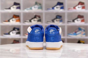 NIKE AIR FORCE 1 LOW CLOT BLUE SILK - NK42