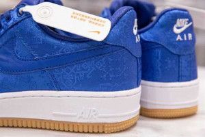 NIKE AIR FORCE 1 LOW CLOT BLUE SILK - NK42