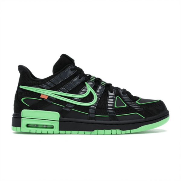 NIKE AIR RUBBER DUNK OFF-WHITE GREEN STRIKE - NK38