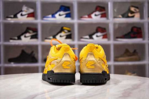 NIKE AIR RUBBER DUNK OFF-WHITE UNIVERSITY GOLD - NK34