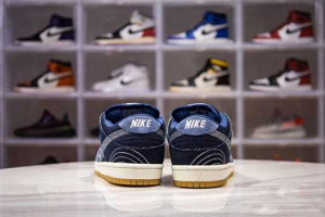 NIKE SB DUNK LOW DENIM SASHIKO SIZE - NK46