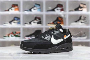 OFF-WHITE X NIKE AIR MAX 90 BLACK - NK08