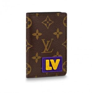 M45787 Louis Vuitton Pocket Organizer Monogram Coated Canvas - WWE063