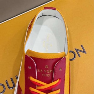 Louis Vuitton Tattoo Sneakers Yellow Grained Calf Leather - LSVT112