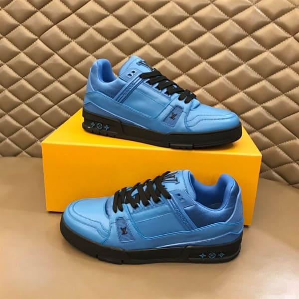 LOUIS VUITTON TRAINER SNEAKERS IN BLEU - LSVT128