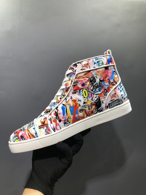 CHRISTIAN LOUBOUTIN HIGH TOP SNEAKER - CL112