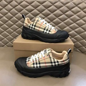 BURBERRY VINTAGE CHECK COTTON ARTHUR SNEAKERS - BBR100