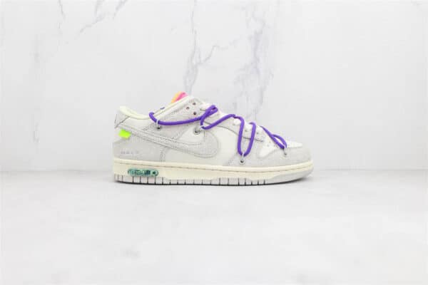 OFF WHITE X NIKE DUNK LOW SNEAKERS - NK66