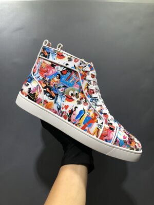 CHRISTIAN LOUBOUTIN HIGH TOP SNEAKER - CL112