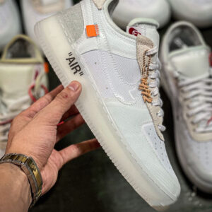 OFF WHITE X NIKE AIR FORCE 1 LOW VIRGIL ABLOH THE TEN OG SNEAKERS - N60K