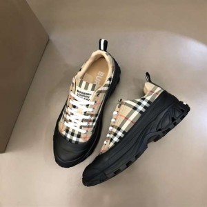 BURBERRY VINTAGE CHECK COTTON ARTHUR SNEAKERS - BBR100