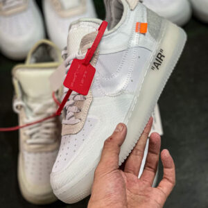 OFF WHITE X NIKE AIR FORCE 1 LOW VIRGIL ABLOH THE TEN OG SNEAKERS - N60K