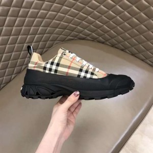 BURBERRY VINTAGE CHECK COTTON ARTHUR SNEAKERS - BBR100