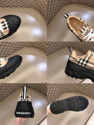 BURBERRY VINTAGE CHECK COTTON ARTHUR SNEAKERS - BBR100