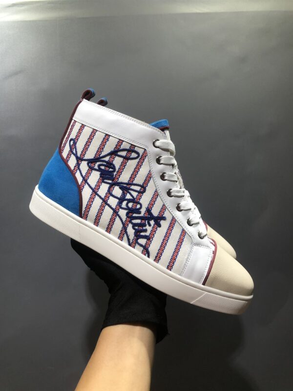 CHRISTIAN LOUBOUTIN HIGH TOP SNEAKER - CL114