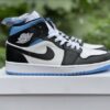 Air Jordan 1 Mid Grey Blue - AJH036