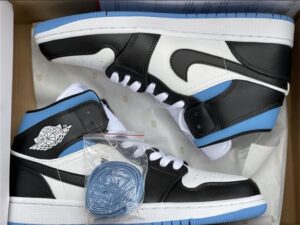 Air Jordan 1 Mid Grey Blue - AJH036