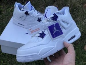 Air Jordan 4 Retro Purple Metallic - AJH098