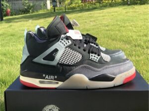 Off-White x Air Jordan 4 Bred - AJH117