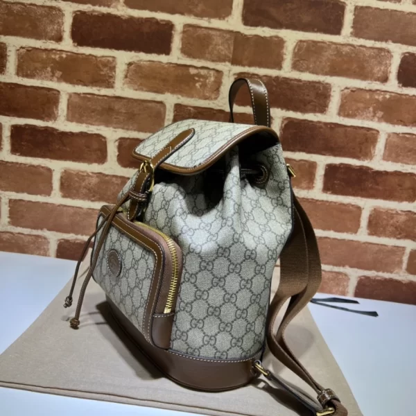 GUCCI BACKPACK WITH INTERLOCKING G - GC23