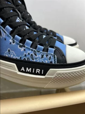 AMIRI BANDANA M.A.COURT HIGH-TOP SNEAKERS - AM022