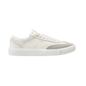 B101 SNEAKER CREAM SMOOTH CALFSKIN AND GREIGE NUBUCK - CD138